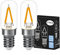 DSLebeen E14 LED Blanco Cálido 2700K 250LM Bombilla Frigorífica Blanco Cálido 2W Sustitución Bombilla Incandescente 25W