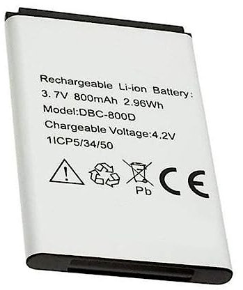 Ukkipower 3.7V 800mAh Ersatz Akku DBC-800D Kompatibel mit PhoneEasy 500 506 508 510 6520 6030 65xx