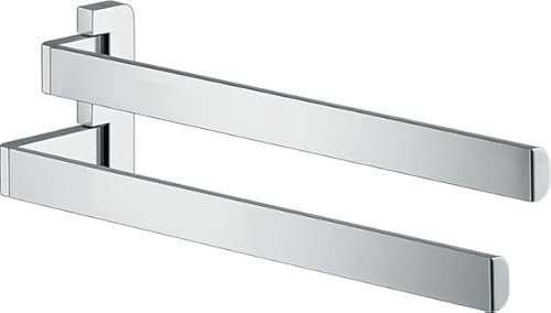 hansgrohe AXOR Universal Accessories Doppel-Handtuchhalter, 42821800, Farbe: Edelstahl Optic