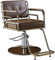 Haarschneide-Salonstuhl, Salon-Schönheitsstuhl, Friseurstühle für Friseure, Friseurstuhl, hydraulisch, robust, drehbar (braun, rund 2)