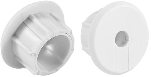 2 Pezzi Boccola a Muro per Starlink Dishy Cavo Ethernet, Occhielli a Muro per Cavo Adattatore Boccole per Cavi Passanti per Foro Nel Muro da 1 Pollice e Foro per il Filo dei Mobili (Bianco)
