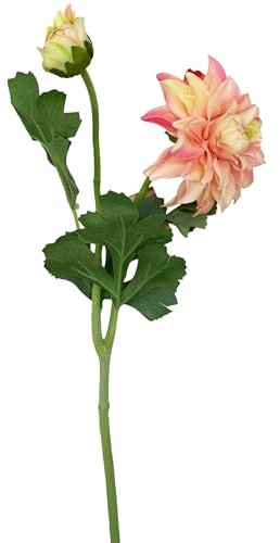 Knüllermarkt Kunstblume Dahlie Rosa ca. 54 cm Blumen Sommer Hochzeit Deko Heimdeko Gesteck