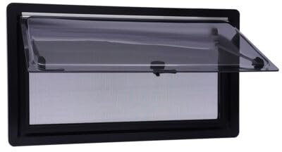 AUYART 900x500 Camper Caravan Finestra laterale Finestra a proiezione Tenda per camper Hinged Push Window Ventilazione Hatch