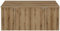 Lomadox Badezimmer Doppelwaschtisch 120cm, Eiche, geringe Tiefe (40cm)