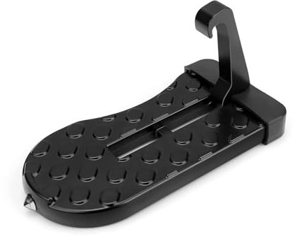 Marchepied de Porte de Voiture Pliable, Marchepied de Porte de Voiture Antidérapant, Avec Marteau Sécurité Inoxydable Pédale de Voiture Noir, convient Plupart Voitures 0XBIT