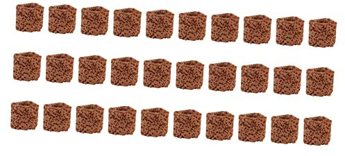 Milisten 30 Stück Wasser Pflanzring Aquarium Versorgung Töpferhandwerk Pflanzung Schwerkraftring Wassergras Fester Ring Aquarium Fester Ring Pflanze Fester Ring Töpferring