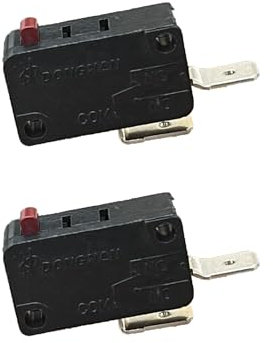 D.I.Accessa KW3A Mikrowellen-Türschalter KW3AT-16 Mikrowellen-Türschalter Ersatzteil,16 A 125/250 V, stromlos offen （2 Pack）
