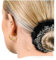 BelliNoxx Turnier Frisur Dressur Dutt für Reiterin mit Kunstfell und Kristall. Die neue Haarnetz für Turnier. Passt für alle Haartypen und Helmen (Shop the look) (Shadowed Sparkle)