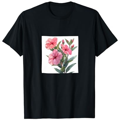 Oleander Flower Cottagecore Graphic T-Shirt