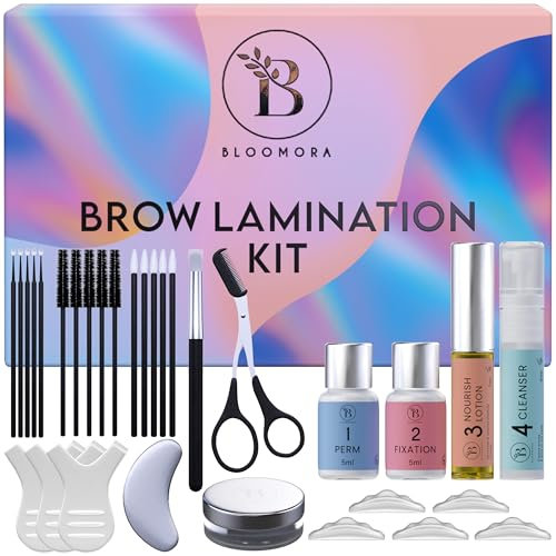 Augenbrauen Lifting Set, Brow Lifting Set 6-8 Wochen, 15 Anwendungen, DIY Augenbrauen Laminierung Set, Brow Lamination Kit mit Anleitung, Sicher & Effektiv Brow Lift