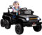 AIYAPLAY Voiture électrique Enfant, Buggy électrique Enfant, Modes 4x4 et 2x2, avec télécommande 2.4Ghz, 2 Moteurs 12 V, 3 Vitesses, remorque arrière, Musique, klaxon, lumières LED, Noir