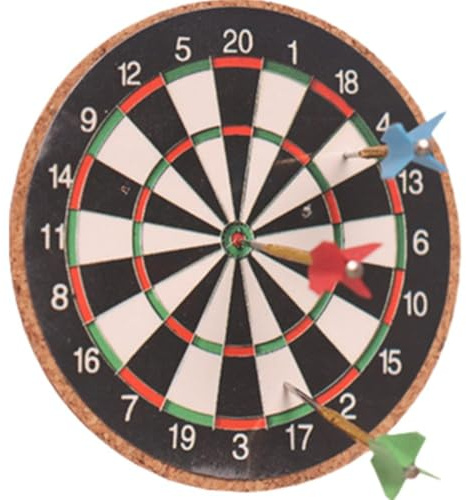 Vobumix Mini-dartscheiben-Set, 1:12 Puppenhaus-dartpfeile Und Dartscheiben-Set, Dekorationszubehör, Miniatur-miniaturen, Puppenhaus-zubehör