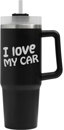 I Love My Car Big Tumbler, I Love My Car Mug, Insulated Flask, Large Mug