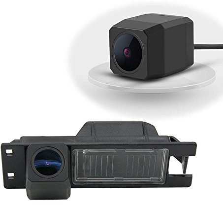 1280 * 720 Pixel Super HD Auto Rückfahrkamera verbesserte Einparkhilfe mit 8IR Nachtsicht Wasserdicht HD, Ersatz für Opel Astra H J Corsa Meriva Vectra Zafira Insignia FIAT Grande Buick Regal