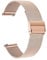 Run Ken Milanese Stainless Steel Watchband Compatible With Garmin Vivomove HR 3 3S / Vivoactive 4 4S 3 / Venu 2 2S Sq/Luxe Style Watch Band Strap(Rose Gold,Vivoactive 4S)