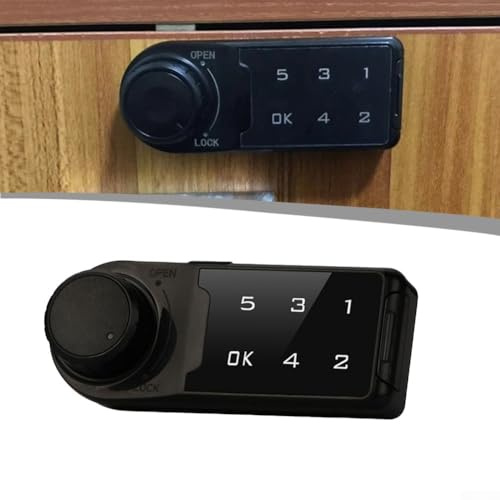 Serratura elettronica con password, serratura di sicurezza con combinazione digitale per cassetti, schedari, armadietti e porte, impostabile 4-15 D (30 mm)