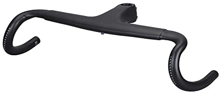 Carbon Rennrad Lenker-Vorbau 40-44 cm Vorbau 80 mm integriertem Vorbau mit Steuersatz | Voll interne Kabelführung UD Matte (400 mm)