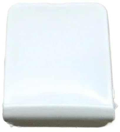 Genérico Tapa del Orificio del Gancho De Remolque del Parachoques Delantero del Coche para Nissan para Qashqai J10 2007-2010(Perla Blanca)