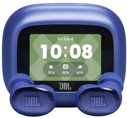 JBL Live Buds 4, Kabellose Noise-Cancelling-Ohrhörer, Blau | Hi-Res Audio, Smart Charging Case, Bluetooth 6.0, 40 Stunden Akkulaufzeit, IP55 Wasserdicht, JBL Signature‑ und Spatial Sound