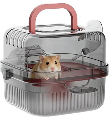 Transporteur pour Hamster Boîte Habitat Portable et aérée
