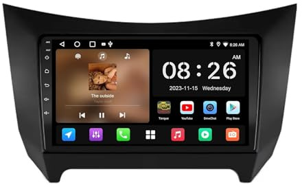 Touchscreen Auto Navigator Navigation für Lifan Smily 320 2008-2015 mit Bluetooth Fm Radio, Mirror Link, USB, Aux, Tpms Lenkradsteuerung, 8 Kern 6G+128G