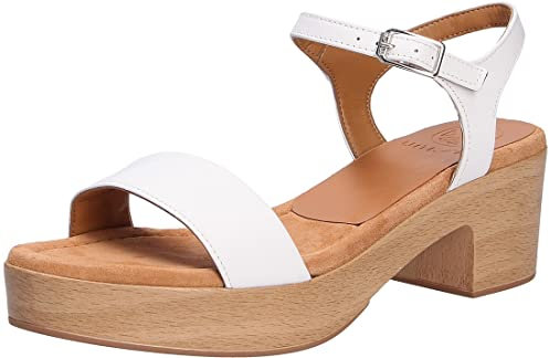 Unisa Damen Irita_22_NS Sandale mit Absatz, White, 38 EU