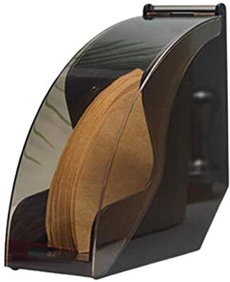Kaffeefilterhalter - Filterpapierspender Rack Mit Staubdichter Abdeckung | Filterpapierhalter Kaffee Filtertütenhalter Für Cafés Zu Hause, Kapazität Von 100 Papierfiltern