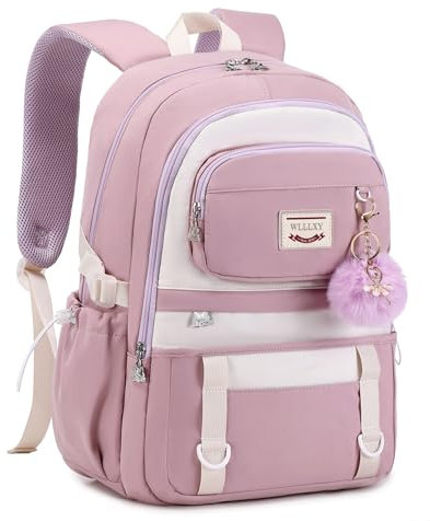 Caoroky knight Laptop Backpack School Bag College Back Pack Anti Theft Travel Backpacks Large Bookbag for Teens Girls Women, Purple, Travel Backpacks