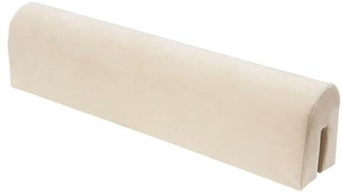 shivler Bettkantenschutz für Kinderbetten Kissen für bettumrandung Rausfallschutz Abdeckung Kantenschutz für Babybett (Beige, 70cm)