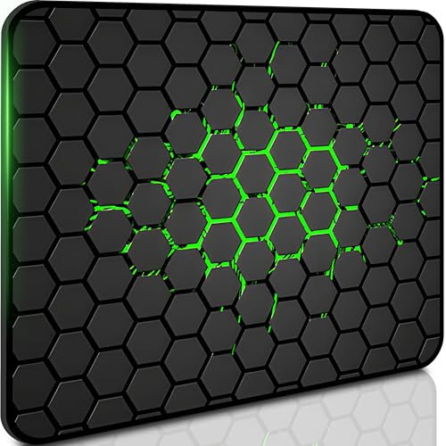 Retoo Mauspad Gaming 250x350mm Wasserdicht Rutschfester Gummi für PC-Büro Arbeit Studium Laptop Computer Langlebige Materialien Spritzwasserge-schützt Verbessert Geschwindigkeit Präzision Schwarz
