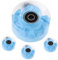 Vaguelly 4 Stück Ersatz-skateboardräder Indoor-rollschuhräder Skate-räder Rollschuhe Leuchten Auf Den Rädern Leuchträder Für Rollschuhe Outdoor-räder Für Rollschuhe Leuchtendes Rad Pu Blue