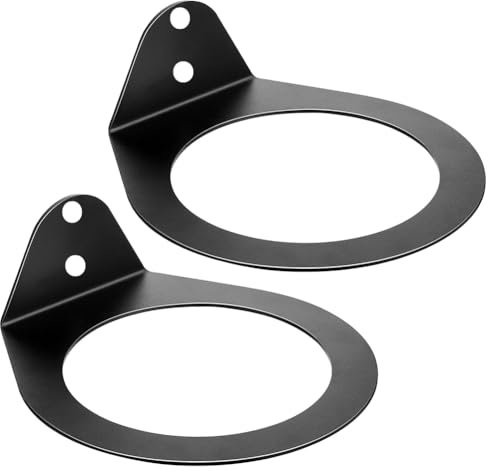 Wouueso Medicine Ball Rack Medicine Ball Wall Mount Storage Racks,8.9In Inside Diameter, 88 Lbs Rack Wall Mounted Storage 2 Pack