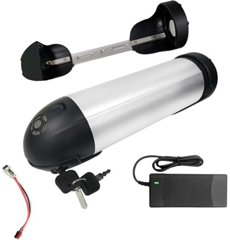 HJGHY 36v 14ah, 36V 8Ah 10Ah 12Ah 14Ah Lithium-Akku für E-Bike-Wasserkocher; 48V 9Ah 8Ah 11Ah Lithium-Ionen-Akku in Flaschenform mit Ladegerät
