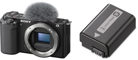 Sony Alpha ZV-E10 | Caméra Vlog à Objectif Interchangeable sans Miroir APS-C (écran pivotant pour Le vlogging, vidéo 4K, Mise au Point Automatique des Yeux en Temps réel) Noir