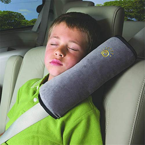 Boxiki Travel Set aus 2 Gurtpolster Kinder Gurtschoner für Autofahrten | Sicherheitsgurt Polster für Erwachsene & Kinder | gurtpolster kindersitz geeignete