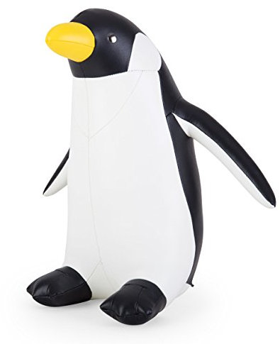 Züny Pinguin Buch- und Türstopper Groß Schwarz (Pinguin)