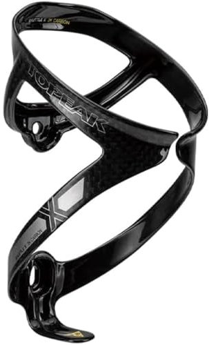 Topeak Shuttle Cage X 3K Carbon Porte bidon Adulte Unisexe, Noir, 14 x 8 x 5.7 cm