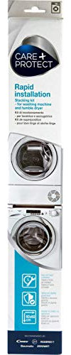 Care+Protect Standard Stacking Kit for Wachine Machines and Dryers, Suitable for Washing Machines with Depth 47-60 cm, Compatible with Candy, Hoover Baumatic and Zerowatt Dryers with Depth 58cm