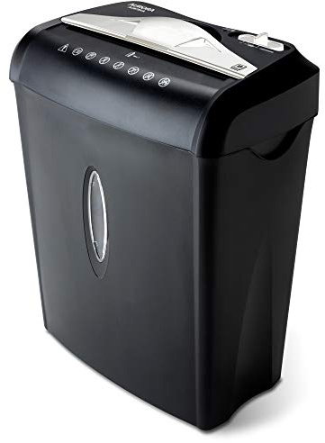 Aurora AU875XA Paper and Credit Card Shredder with 3.7-Gallon Wastebasket, 8-Sheet Cross-Cut with Basket
