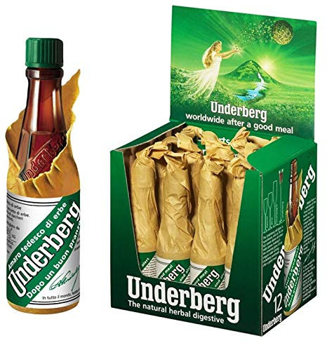 LIQUORE AMARO UNDERBERG MIGNON 20 ML X 12 BOTTIGLIE DIGESTIVO AMARO ERBE