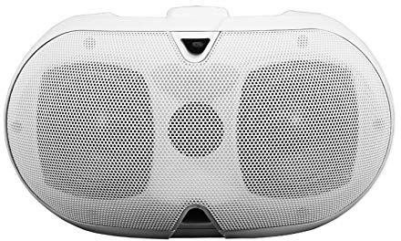 Rockville D4-8 White Dual 4 8 Ohm Wall Mount Swivel Home Theater Speaker