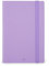 Legami - Tagesplaner Medium, 12 Monate, Januar 2024 bis Dezember 2024, Verschluss mit Gummizug, Monatsplaner Januar 2025, Endtasche, ausziehbares Adressbuch, 12 x 18 cm, Farbe Lavender