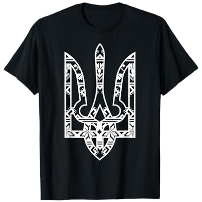 Ukraine Ukrainer Ukrainisch Kiew Trysub Flagge T-Shirt