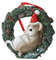 HYFAN Weihnachtsschmuck, Weihnachtsdekoration für kleine Tiere, zum Aufhängen, Dekoration für den Weihnachtsbaum, Zuhause, Büro, Raumdekoration mit Schnur (neu, Maus)