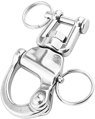 Baoblaze Bootsauge Swivel Karabinerhaken Schäkel Connector Schnellverschluss Segel Hardware