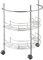 TIENDA EURASIA - Estanteria bajo Lavabo, Organizado de Baño de 55 x 34 x 67 cm, Dispone de 2 Estantes, 1 Barra Toallero y 3 Ruedas, Fabricado en Aluminio