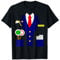 Trainführer Schaffner Zugfahrer Karnevalskostüm T-Shirt