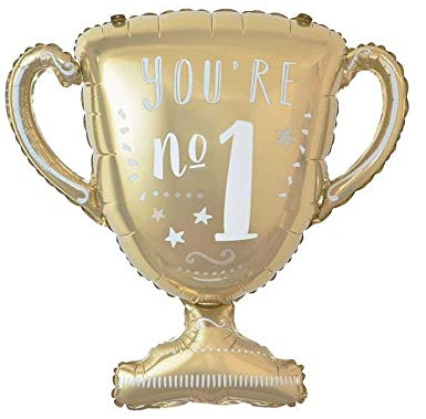 Palloncino trofeo, coppa 31inc-60cm, 1pz.