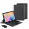 GUPENAA Funda con Teclado para Samsung Galaxy Tab S6 Lite 10.4'' 2022/2020 con Trackpad, Contiene Ñ, 7 Colores Retroiluminados, Teclado Magnético Desmontable con Ratón Bluetooth