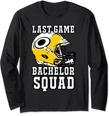 JGA Team Football Helm BACHELOR SQUAD Sport Langarmshirt